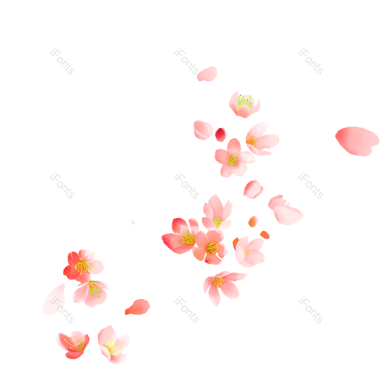 花瓣装饰图片,卡通素材元素,花素材PNG,卡通元素免抠素材